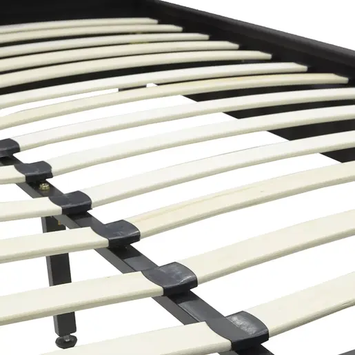 006-000015 Брачен кревет MAJESTIC црн 150x200cm