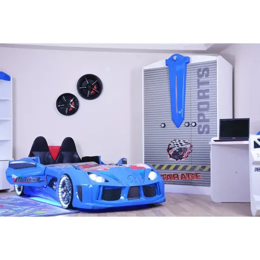 880MSV2109 Детски кревет Mnv3 - Blue