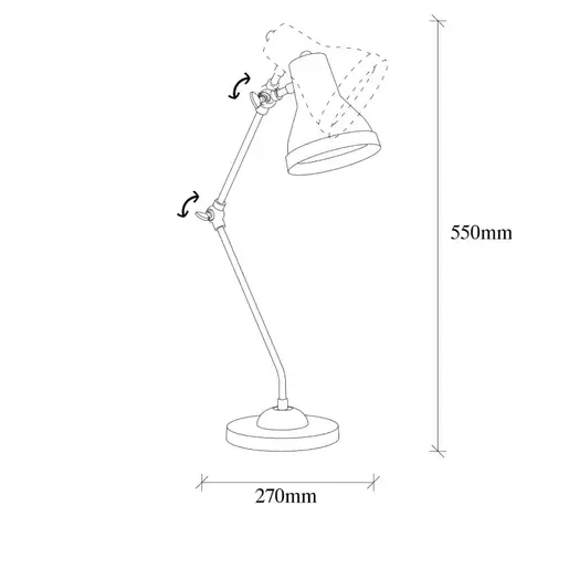 942FLG1806 Столна ламба ACIR