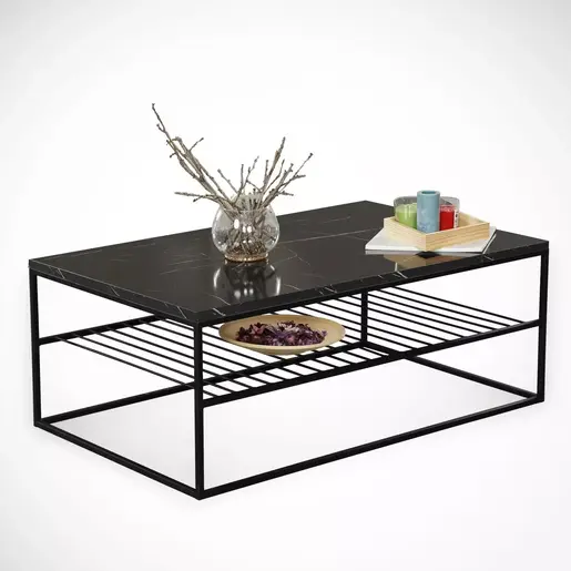 801CMY2838 Клуб маса Арабика Црна