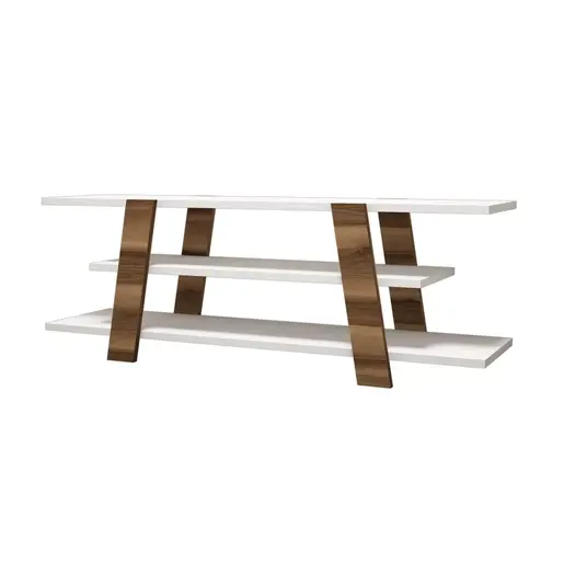 845HCT3038 Тв комода Flower - Walnut, White