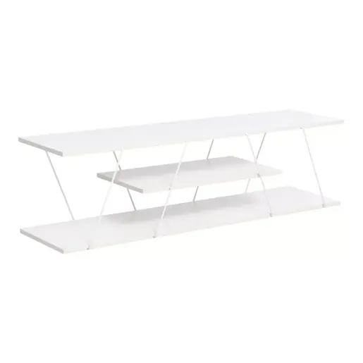 225-000031 Tars ТВ комода – Бела 120x30x33 cm
