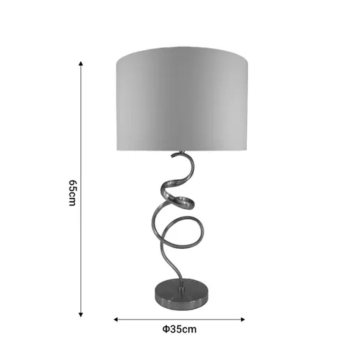 300-000014 Valou Inart ламба златен алуминиум-бела