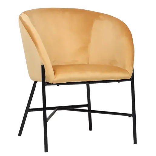 222-000019 Столицa Julia velvet yellow