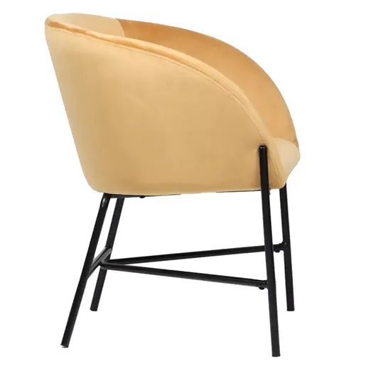 222-000019 Столицa Julia velvet yellow