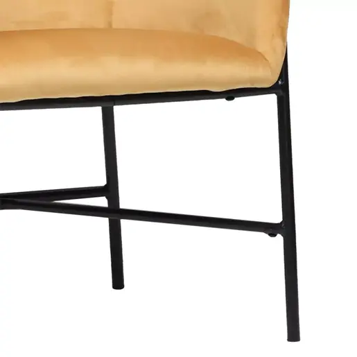 222-000019 Столицa Julia velvet yellow