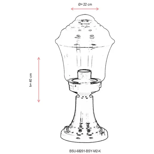 685AVN1327 Ѕидна ламба BSU-68201-BSY-M2-K