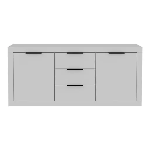 361-000073 Doha комода во бела боја 180x45x80.5cm