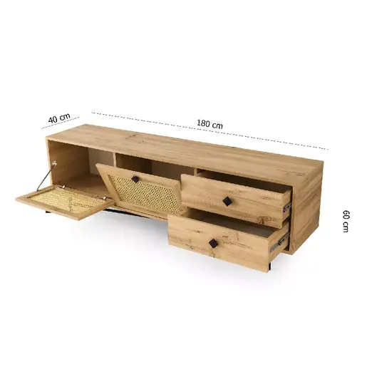 854KLN3038 ТВ комода ЛИОН атлантик