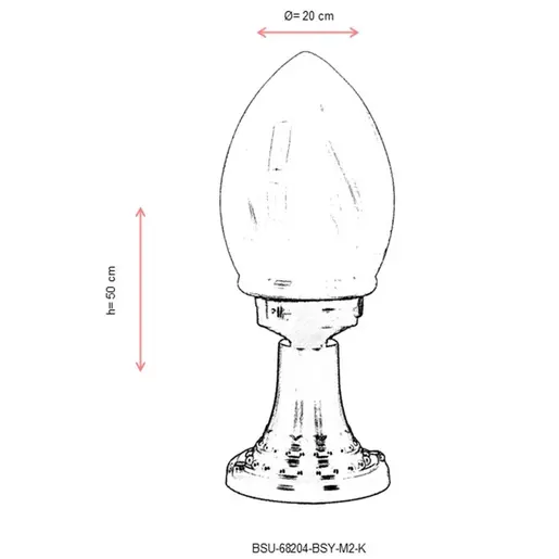 685AVN1341 Ѕидна ламба BSU-68204-BSY-M2-K