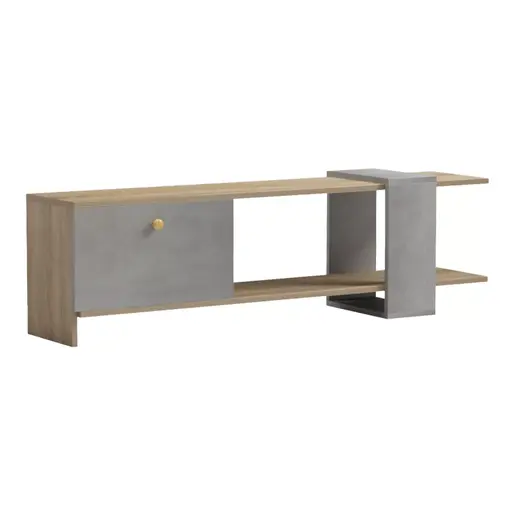230-000043 ТВ комода Standi– меламин, сонома-сив цемент 120x25x36.8 cm