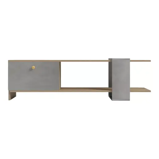 230-000043 ТВ комода Standi– меламин, сонома-сив цемент 120x25x36.8 cm