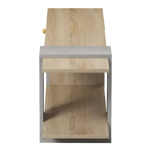 230-000043 ТВ комода Standi– меламин, сонома-сив цемент 120x25x36.8 cm