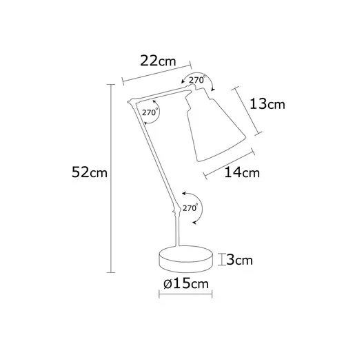 103OPV1122 Столна ламба Manavgat - N-597-US