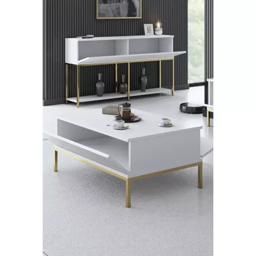 618BLY1202 Клуб Маса Lord - White, Gold