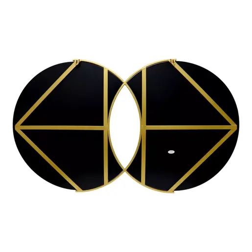 233-000036 Огледало Miryata златнаen 105x3x60cm