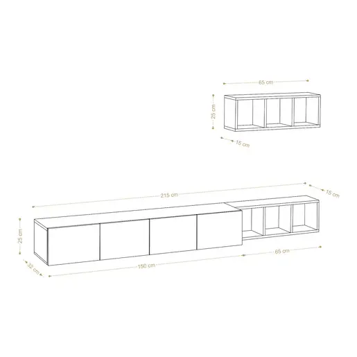 393MRD1284 Тв комода Pıa