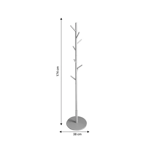 226-000023 Закачалка Driko натурал 38x174cm