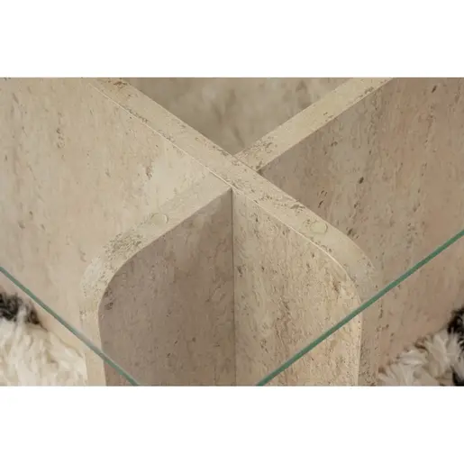 353NRD1110 Клуб маса Flavio - Travertine