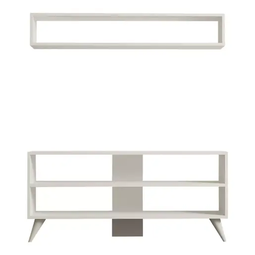 120-000534 Сет за дневна соба Prestige бела 120x29.6x50cm