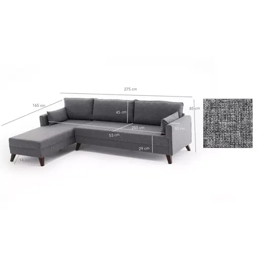 825BLC1503 Софа Bella Corner Sofa Left 1