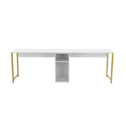 241NRD1105 Биро Twin Study Desk - White