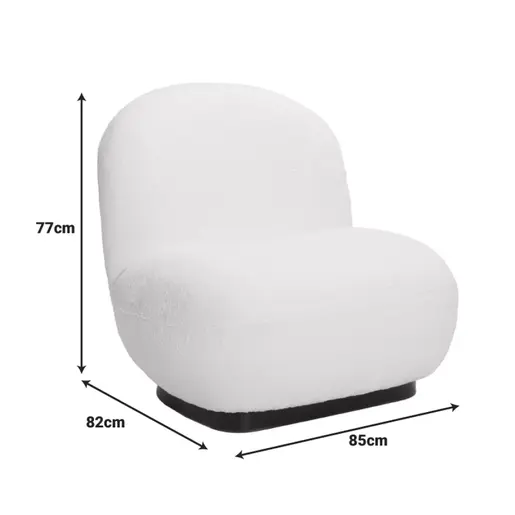 110-000123 Фотелја Rosalie беж 85x82x77cm