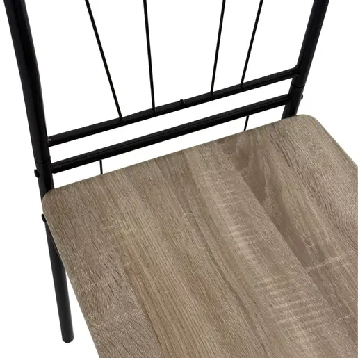 374-000002 Трпезариски сет Roza II сива 110x60x74cm