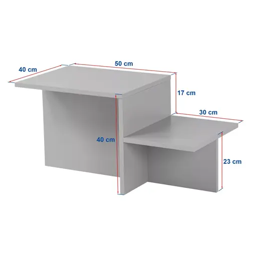 241NRD1226 Клуб маса Harmony - Travertine