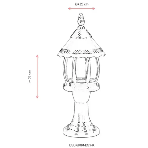 685AVN1224 Ѕидна ламба BSU-68184-BSY-K