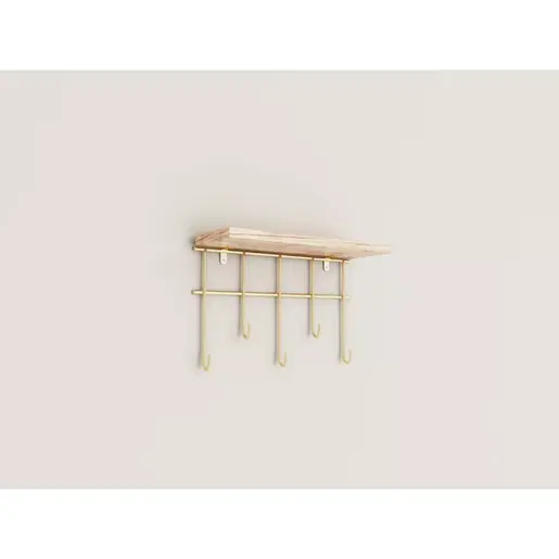 498HFT1103 Ѕидна полица Dekoratif Duvar Rafı ve Askılık