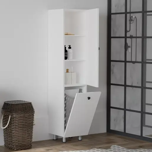 120-000383 Gingo шкаф меламин бел