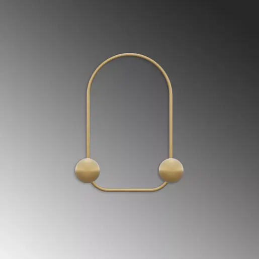 494PYT1156 Метална ѕидна закачалка Frog-A