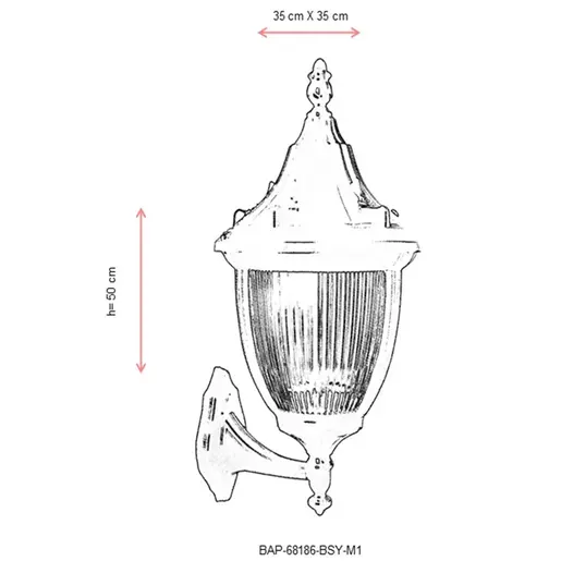 685AVN1236 Ѕидна ламба BAP-68186-BSY-M1