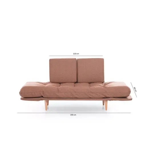 859FTN1354 Софа Nina Daybed - Light Brown GR102