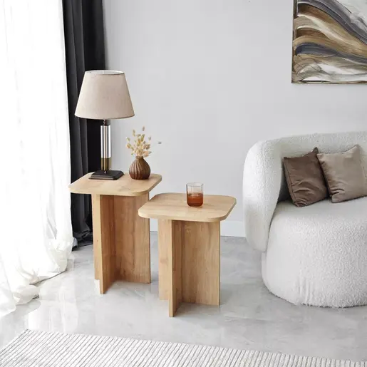 552NOS1481 Помошна масичка Blues Set - Sapphire Oak