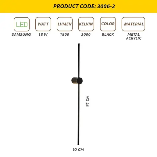 414LRC1173 Ѕидна ламба L1174 - Black