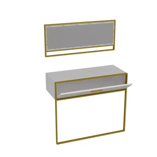 875ZNA3510 Тоалетна маса со ѕидно огледало Финикс