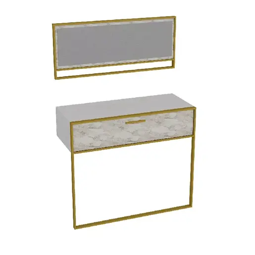 875ZNA3510 Тоалетна маса со ѕидно огледало Финикс