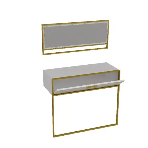 875ZNA3510 Тоалетна маса со ѕидно огледало Финикс