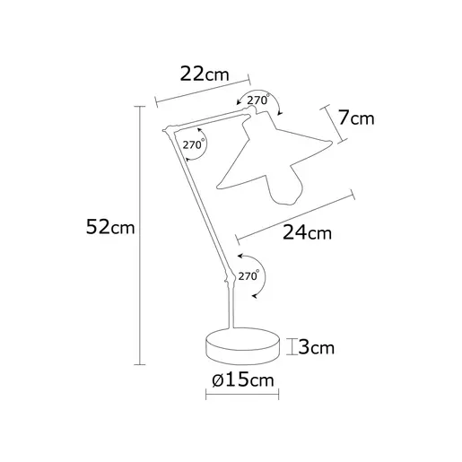 525NOR2126 Столна ламба Manavgat - N-606