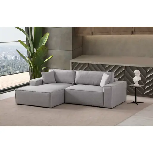 560ARE2222 Аголна гарнитура Pırlo Corner Left - Light Grey