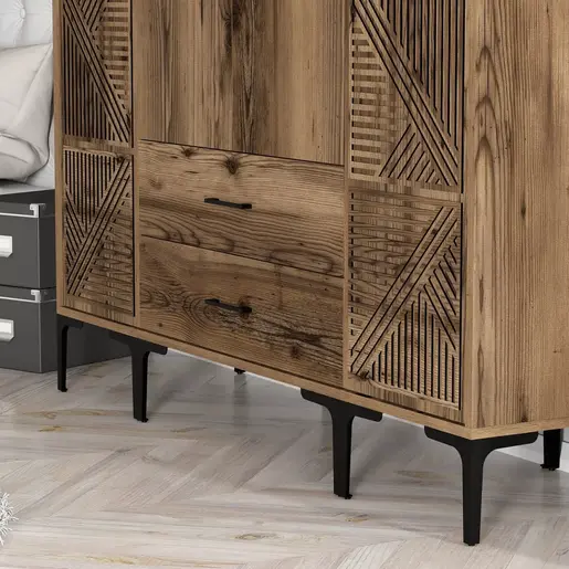 845HCT5472 Плакар Kumsal PTP - Walnut