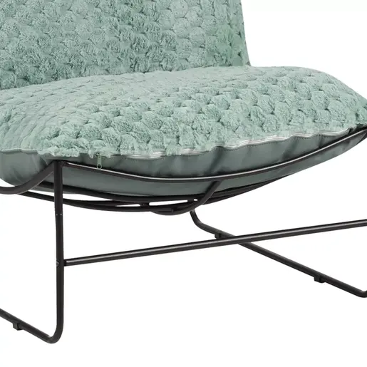 029-000220 Фотелја Chopie  светло зелена 77x90x83cm