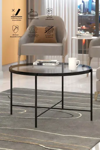 FD-TP75CM-MD3 Клуб маса ЕЛИОС-Транспарентно