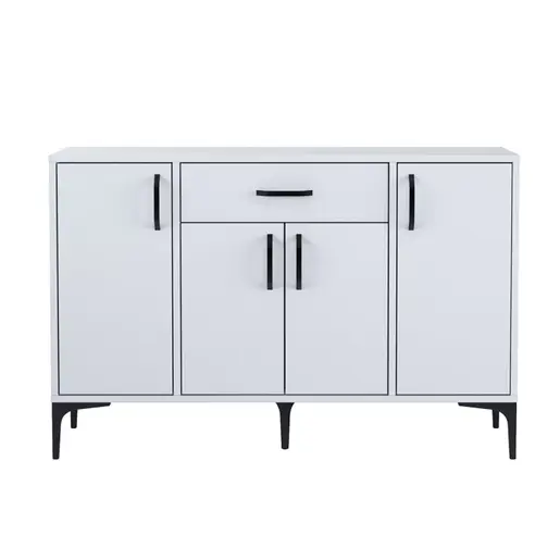 182-000076 Комода Buffet Luther бела 120x40x78.5cm