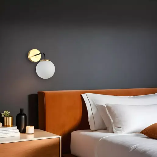 846STL4118 Ѕидна ламба Pablo Eskitme Beyaz Camlı Aplik