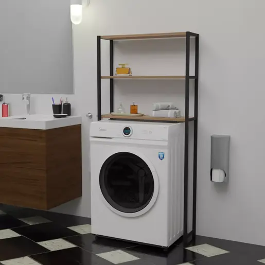 321-000027 Bothy шкаф дабов меламин-црн меламин