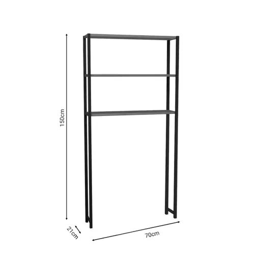 321-000027 Bothy шкаф дабов меламин-црн меламин