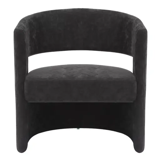 350-000009 Фотелја Leicy црна 69x63x76.5cm